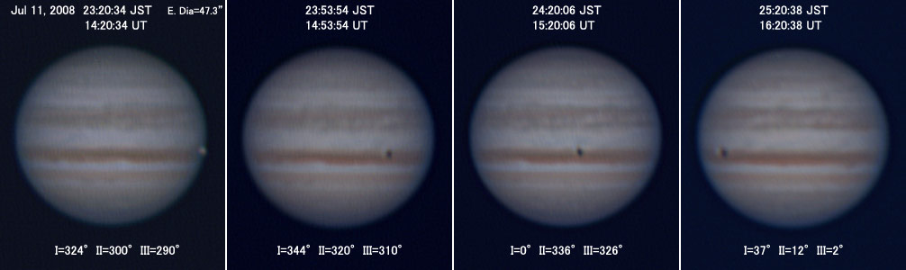 Jupiter on Jul 11, 2008
