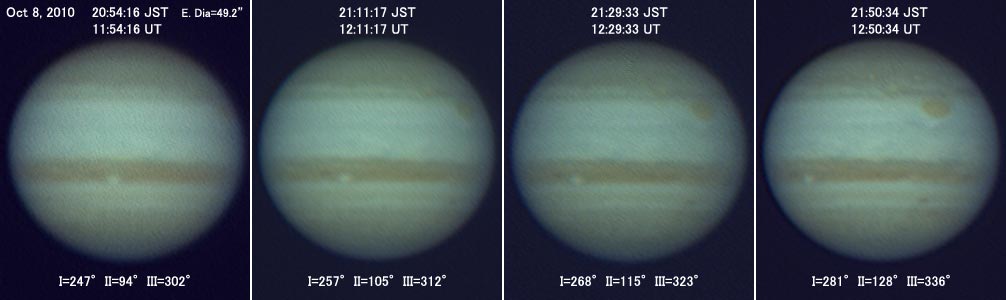 Jupiter on Oct 8, 2010