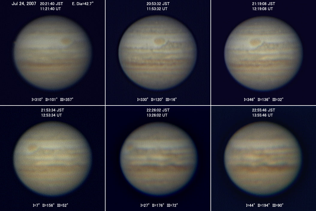 Jupiter on Jul 24, 2007