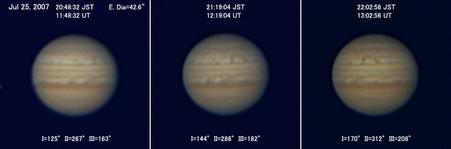 Jupiter on Jul 25, 2007