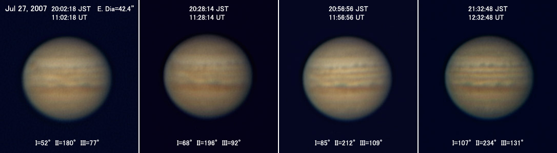 Jupiter on Jul 27, 2007