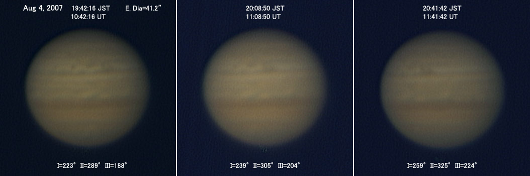 Jupiter on Aug 4, 2007