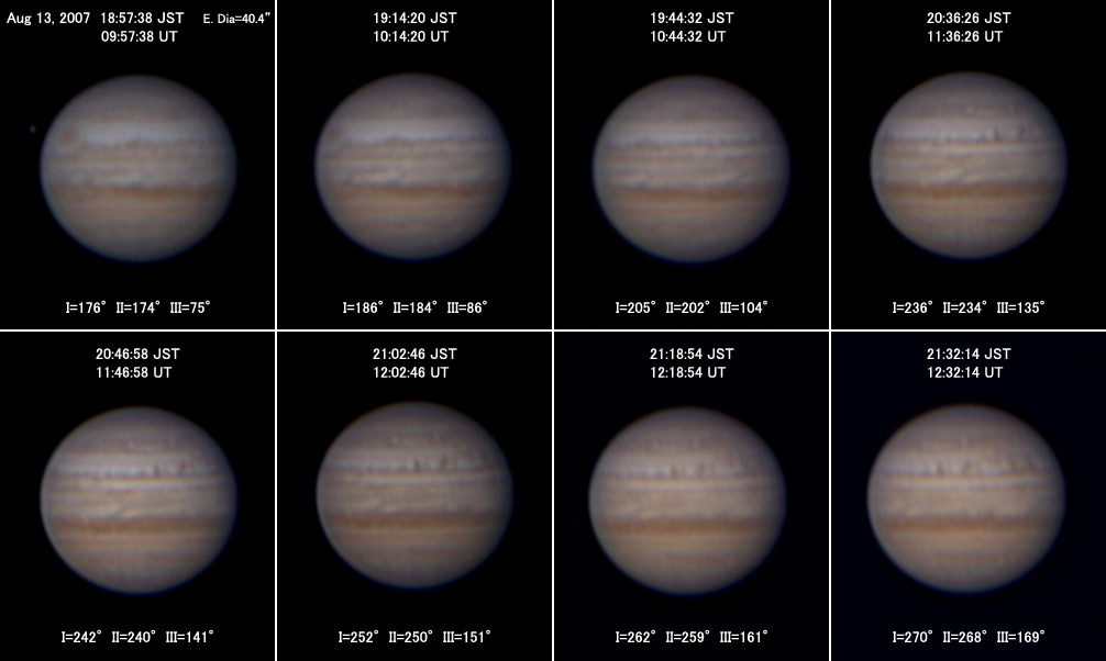Jupiter on Aug 13, 2007