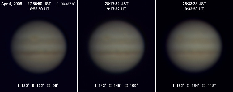 Jupiter on Apr 4, 2008