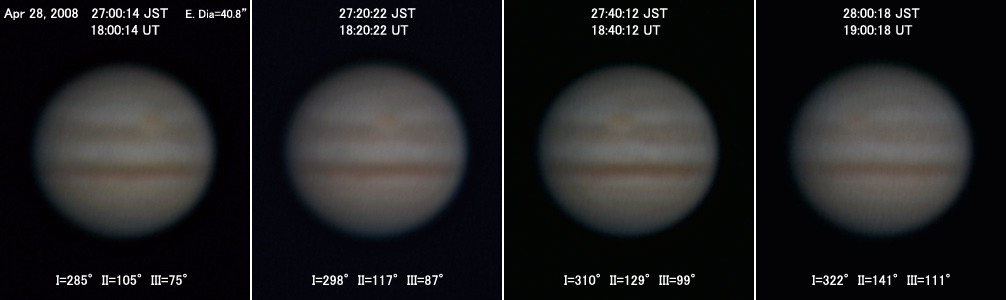 Jupiter on Apr 28, 2008
