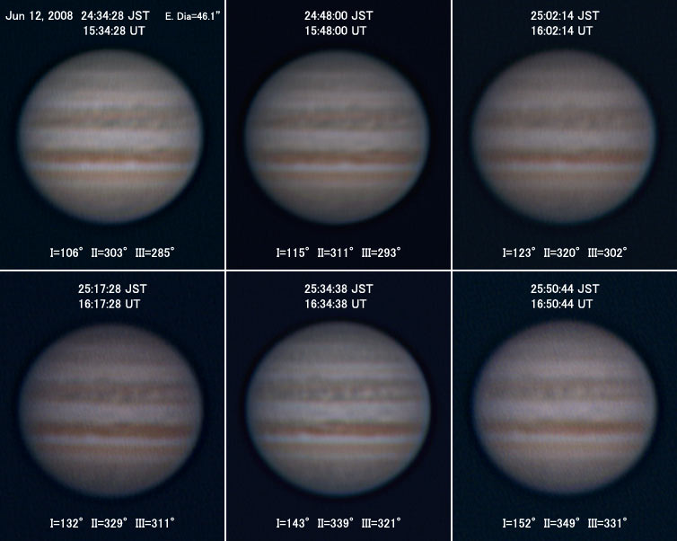 Jupiter on Jun 12, 2008