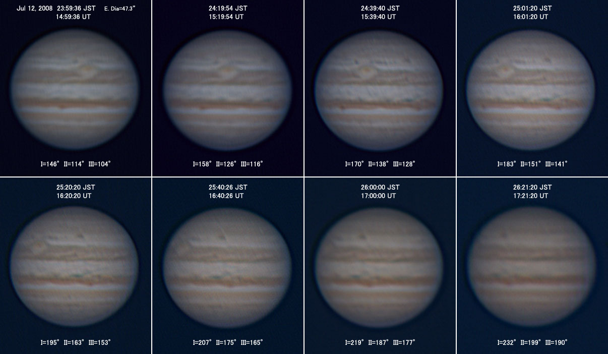 Jupiter on Jul 12, 2008