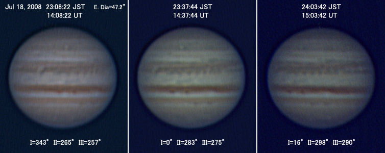 Jupiter on Jul 18, 2008