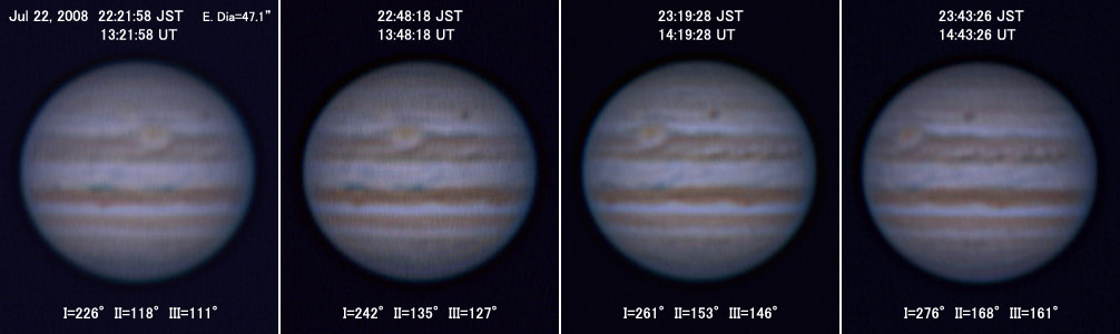 Jupiter on Jul 22, 2008