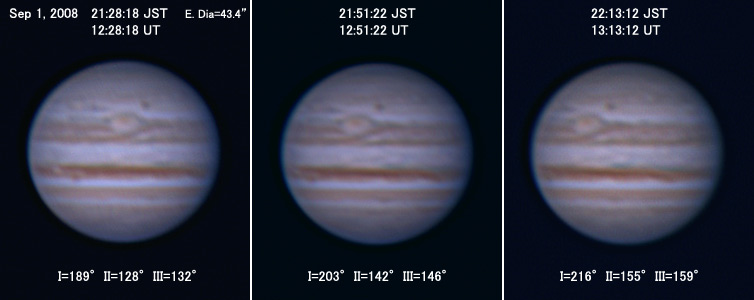 Jupiter on Sep 1, 2008