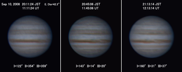 Jupiter on Sep 10, 2008
