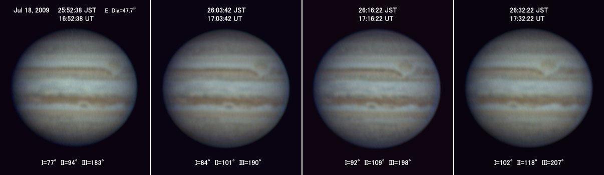 Jupiter on Jul 18, 2009