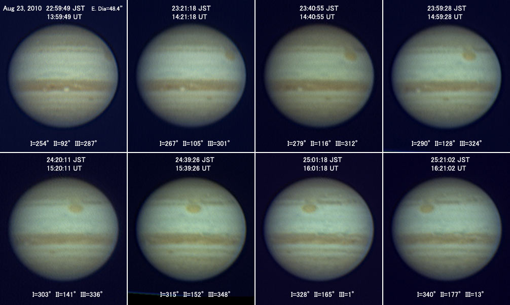 Jupiter on Aug 23, 2010