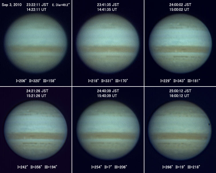 Jupiter on Sep 3, 2010