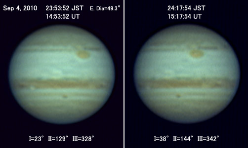 Jupiter on Sep 4, 2010