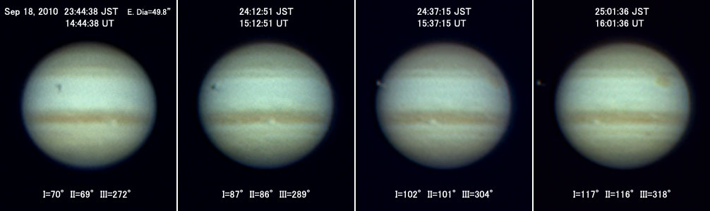 Jupiter on Sep 18, 2010