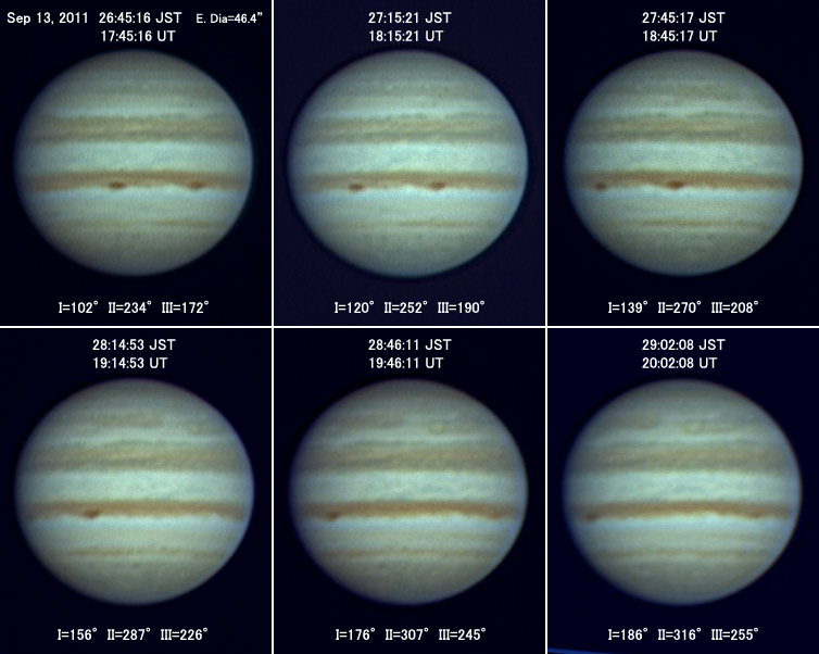 Jupiter on Sep 13, 2011