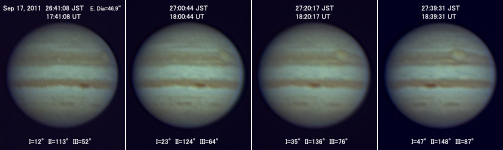 Jupiter on Sep 17, 2011
