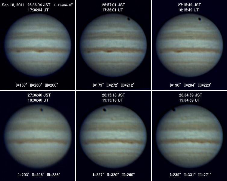 Jupiter on Sep 18, 2011