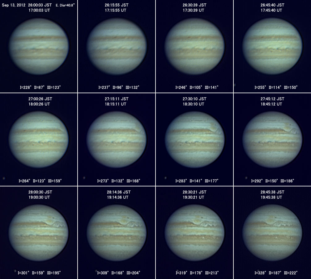 Jupiter on Sep 13, 2012