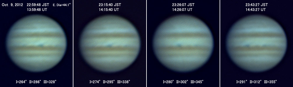Jupiter on Oct 9, 2012