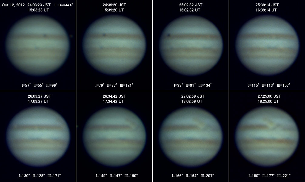 Jupiter on Oct 12, 2012
