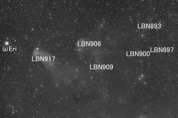 Objects around LBN906, LBN917