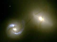 NGC1409 & NGC1410 captured by HST