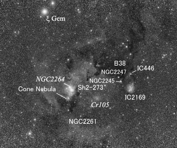 Deepsky objects around Sh2-273