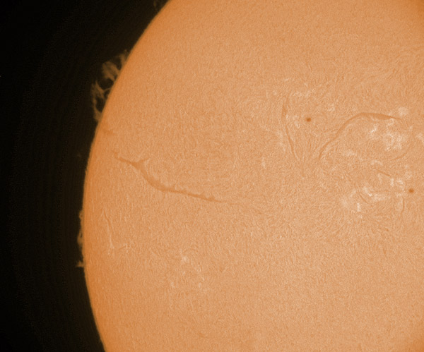 Prominence on Nov 12, 2011