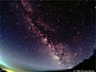 Panorama of Milky Way in summer
